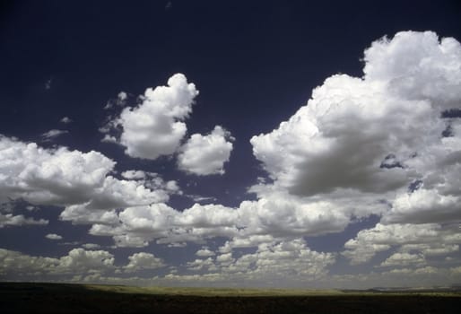 Landscape with clouds