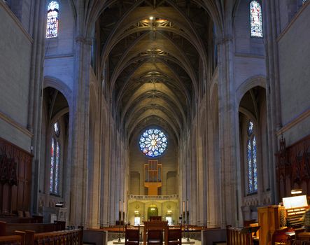 Historic Grace Cathedral Interior Architecture in San Francisco California