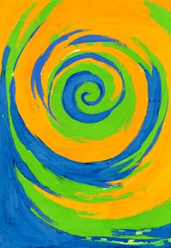 swirl abstract painting background