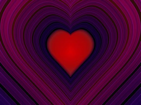 red heart background 2