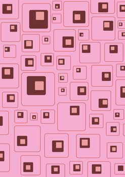 Retro red/pink squares background