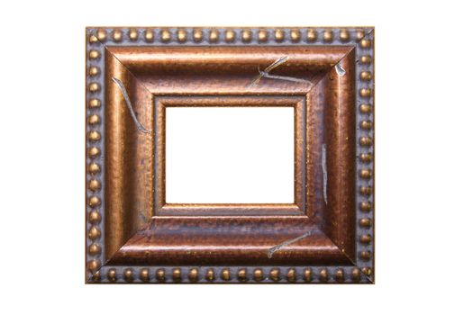 One Picture Frame Isolated On White Background, Design Element