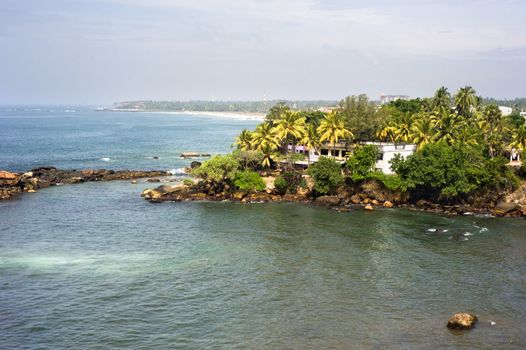 View of Sri Lanka resort in the sunshine day