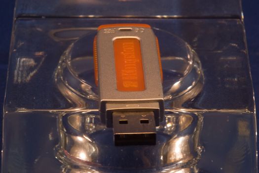 USB flash drive is a NAND-type flash memory data storage device integrated with a USB (universal serial bus) connector.