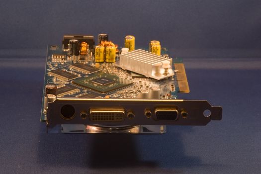 A video card, also referred to as a graphics accelerator card, display adapter, graphics card, and numerous other terms, is an item of personal computer hardware whose function is to generate and output images to a display.