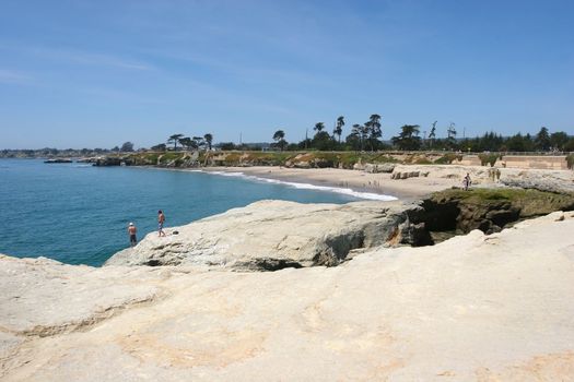 Santa Cruz is the county seat and largest city of Santa Cruz County, California, United States. As of the 2000 U.S. Census, Santa Cruz had a total population of 54,593. It is located on the northern edge of the Monterey Bay, about 72 mi (115 km) south of San Francisco and is considered the overlapping portion of the San Francisco Bay Area with the Central Coast of California.