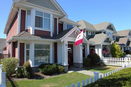 Residences in South Richmond BC a close neighborhood.