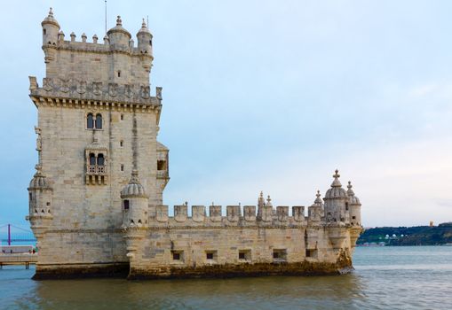 Tower of Belem (Torre de Belem) in Lisbon, Portugal