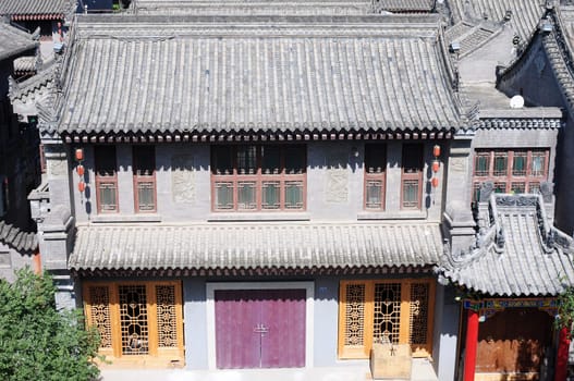 Chinese traditional ancient building in Xian