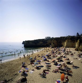 Beach in Lagos, Portugal