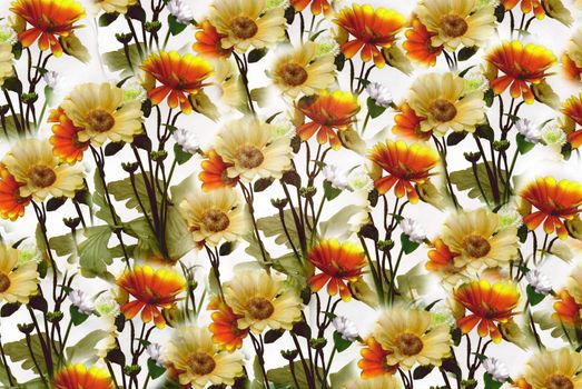 retro flower wallpaper background 