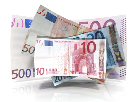 the different euro Note