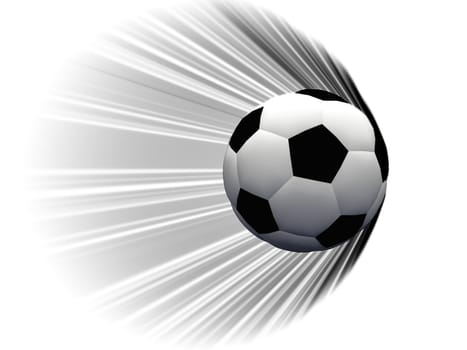 movement of an soccer ball