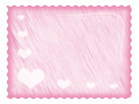 Light pink textured paper for love letter or photo frame