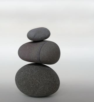 Rocks stacked one on top of another.