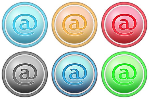 Button mail - web button - internet design