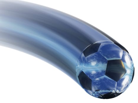 movement of an soccer ball