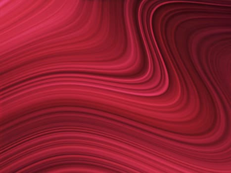 Red blurry waves and curved lines background