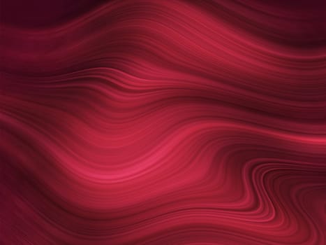 Red blurry waves and curved lines background