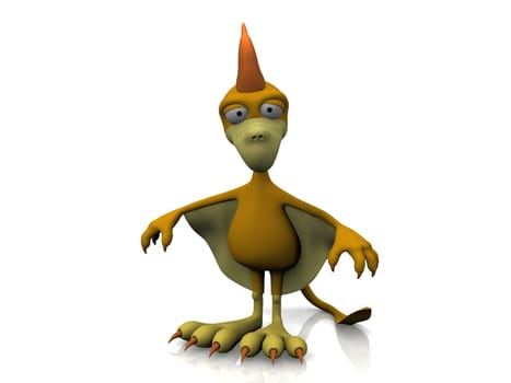 dinosaur on a white background
