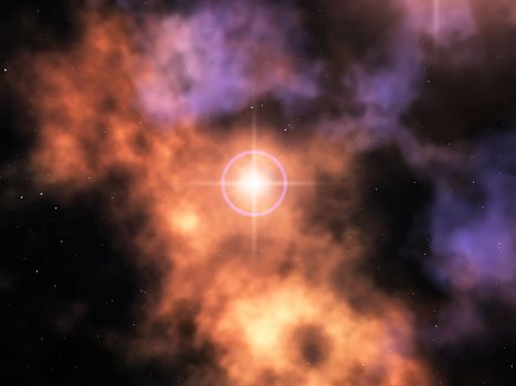 scatter  galaxies in the universe