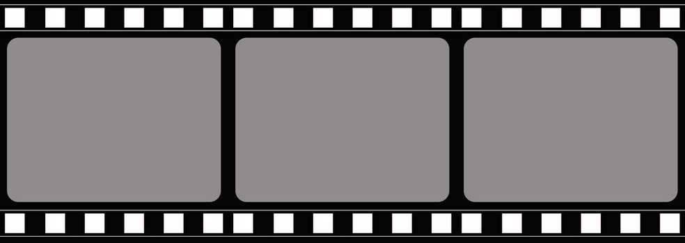 Computer designed film frame background