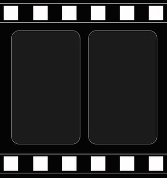 Computer designed film frame background