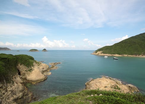 Sai Wan bay in Hong Kong 