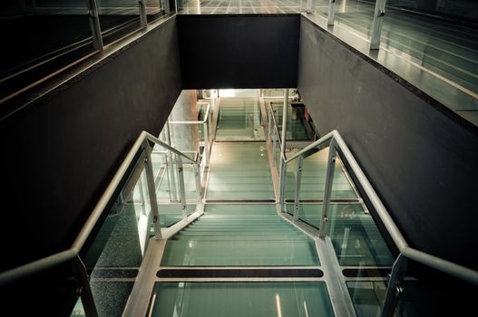 Gibraltar, internal, architecture, kings, bastion, stairs, black,