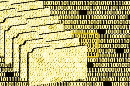 illustration of the detected error in binary code