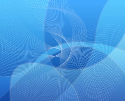 Computer designed blue abstract style background