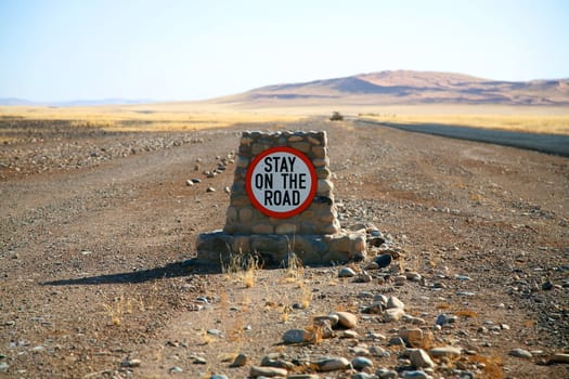 Empty Road somewhere in Namibia