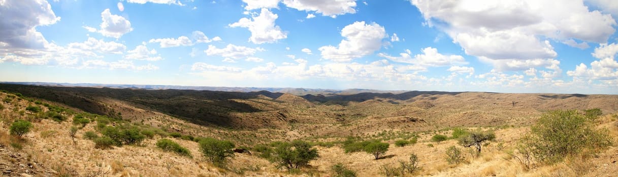 Landscape in Namibia - On the road to Etosha