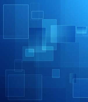 Computer designed modern blue abstract background