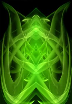 Computer designed green abstract style background