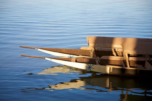 Vessel at the harbor of Mopti on Niger river in Mali