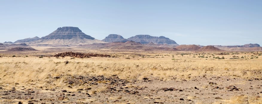 Landscape in Namibia - Brandberg Mountains