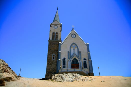 Brand new church in Luderitz in Nambia