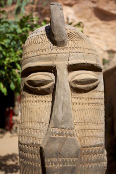 African Dogons sculpture in Mali made in wood