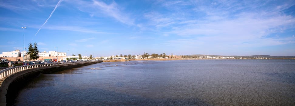 The town of Essaouira on the Atlantic Ocean in Morocco