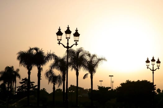Sunset on the palace - rabat - morocco