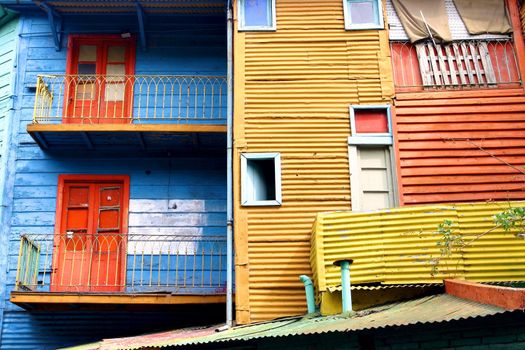 La boca in Buenos Aires - the first italian area of  buenos aires