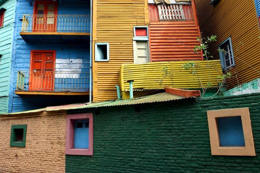La boca in Buenos Aires - the first italian area of  buenos aires