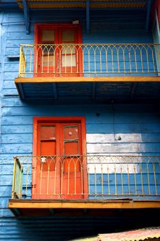 La boca in Buenos Aires - the first italian area of  buenos aires