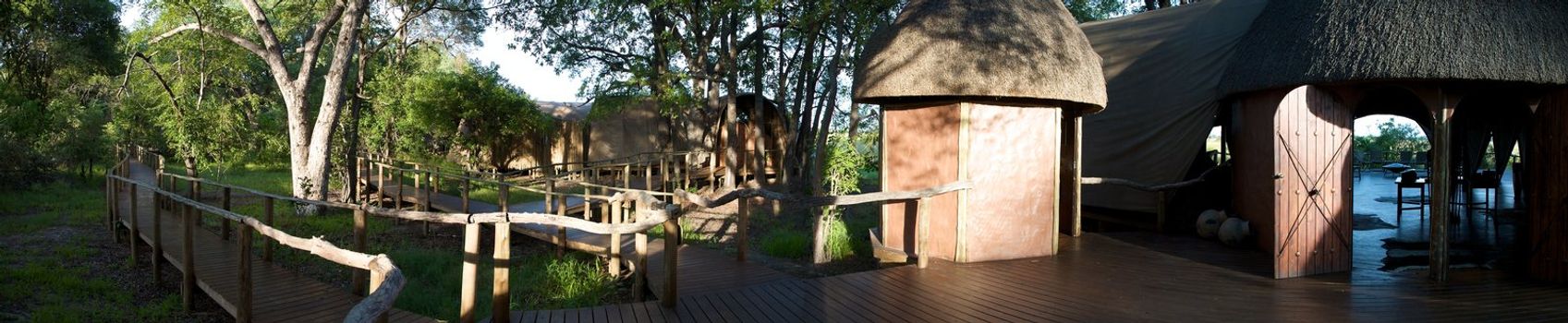 Lodge in Moremi Game Reserve - Botswana