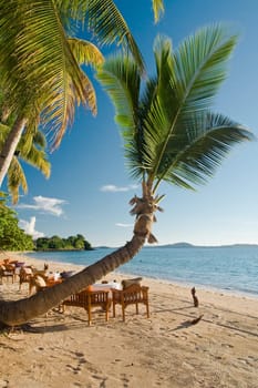 Beach and resort in Nosy Be Madagascar