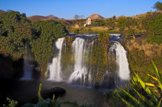 Waterfall at Ampefy, Madagascar