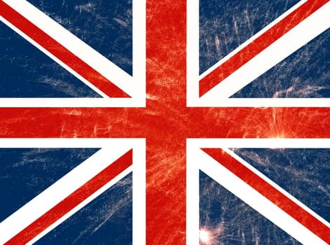 united kingdom england flag ilustration, computer generated