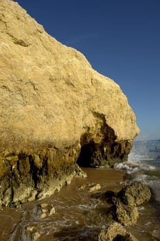 coastal rocks at the south of portugal