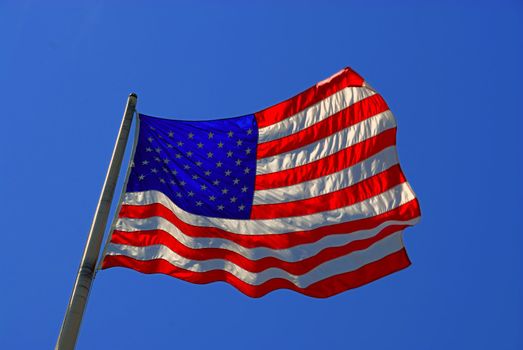American Flag Series - A high flying american flag